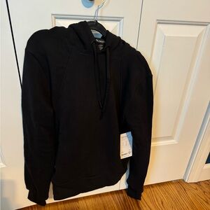 NWT XXS & Petite XS Athleta Black Retroplush Revive Hoodie Sweatshirts